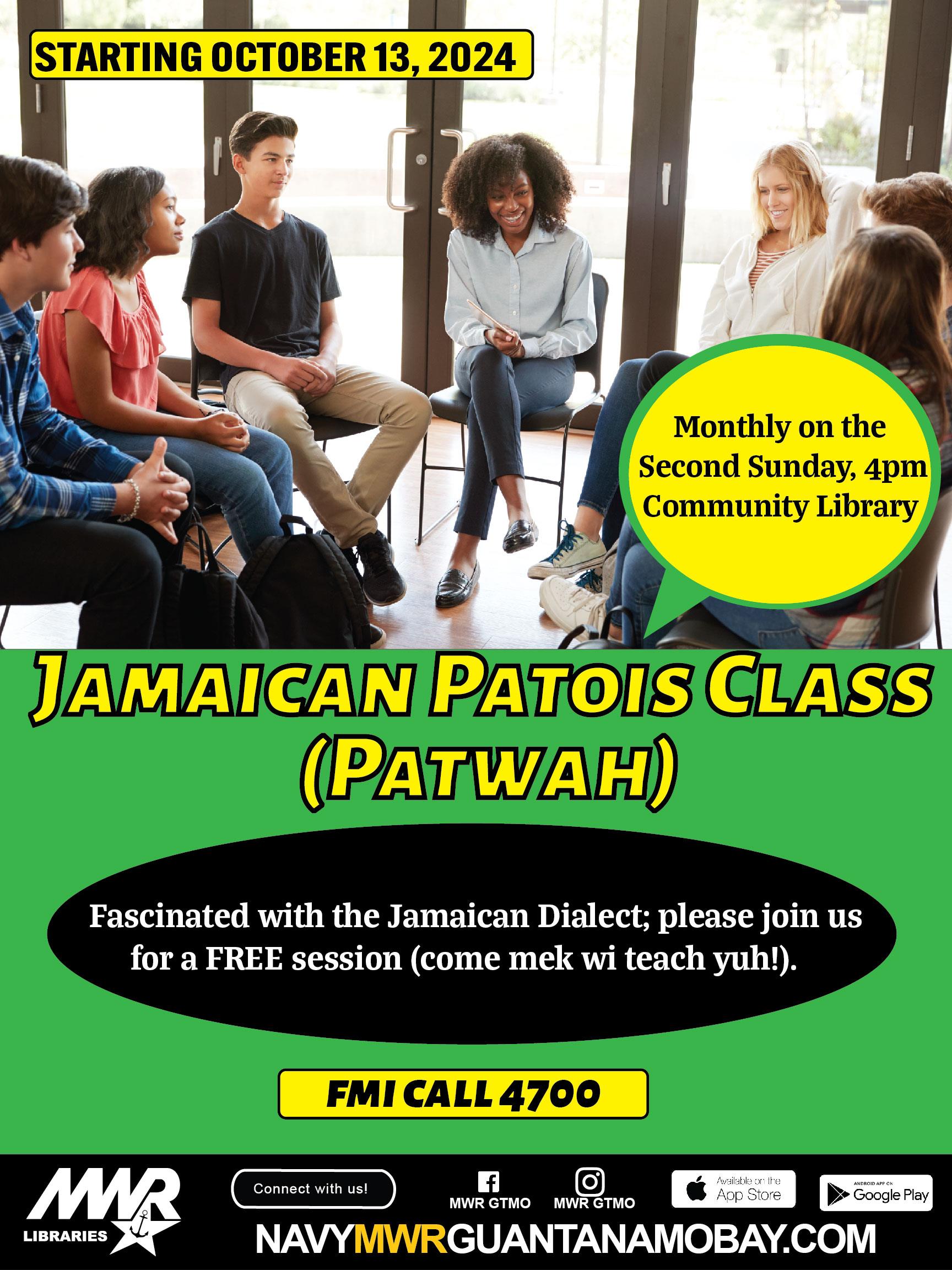 JAMAICAN PATOIS CLASS